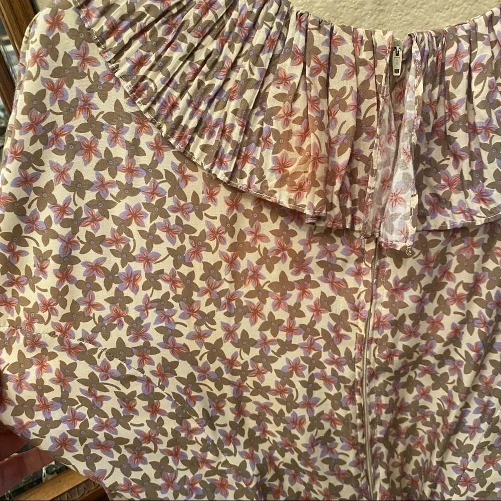 Vintage E.D. MICHAELS Floral Cottage Core Maxi Dress Size 5/6